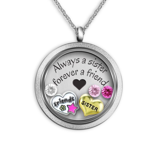 Sister Jewelry Gift for Sister Always a Sister Forever A Friend Sister to Sister Gift
