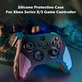 thumbnail image 2 of Funda protectora para mando de videojuegos Funda de silicona para Xbox Series X/S Accesorios antideslizantes con pegatinas y tapas para joystick, 2 of 8