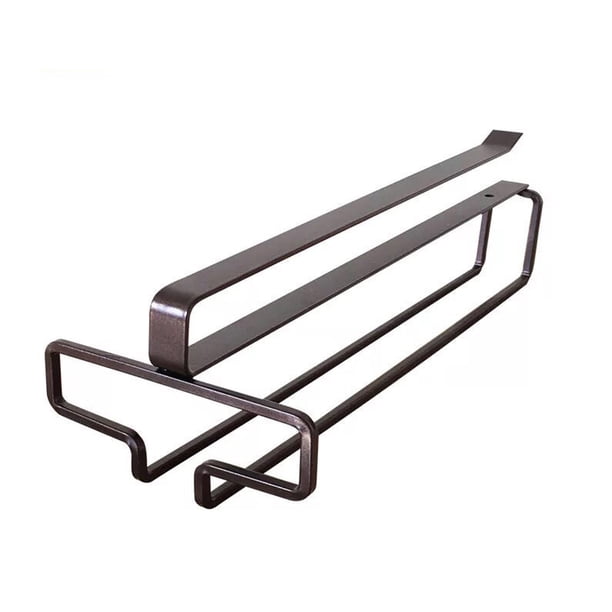 SAYOO Soporte para copas de vino, desagüe al revés Alambre sin perforaciones Estante para copas de gabinete simple SAYOO Moda