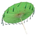 thumbnail image 3 of Classic Parasol Handmade Chinese Art Practical Foldable Silk for Photography Green, 3 of 7