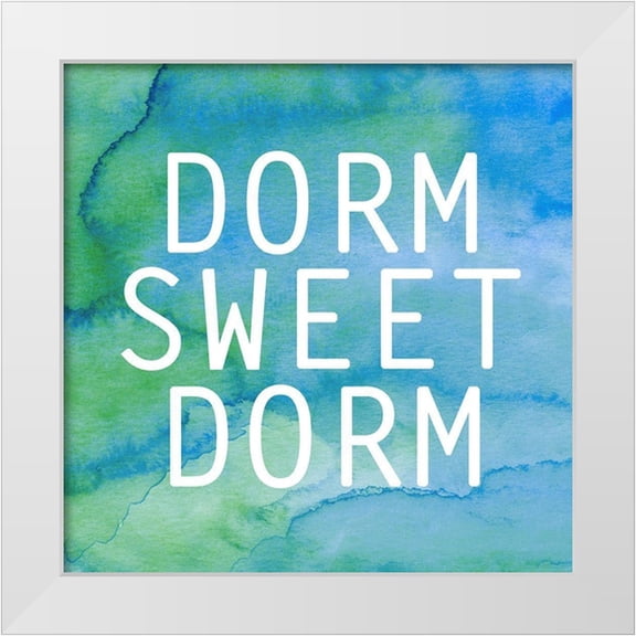 Robinson, Tamara 12x12 White Modern Wood Framed Museum Art Print Titled - Dorm Sweet Dorm