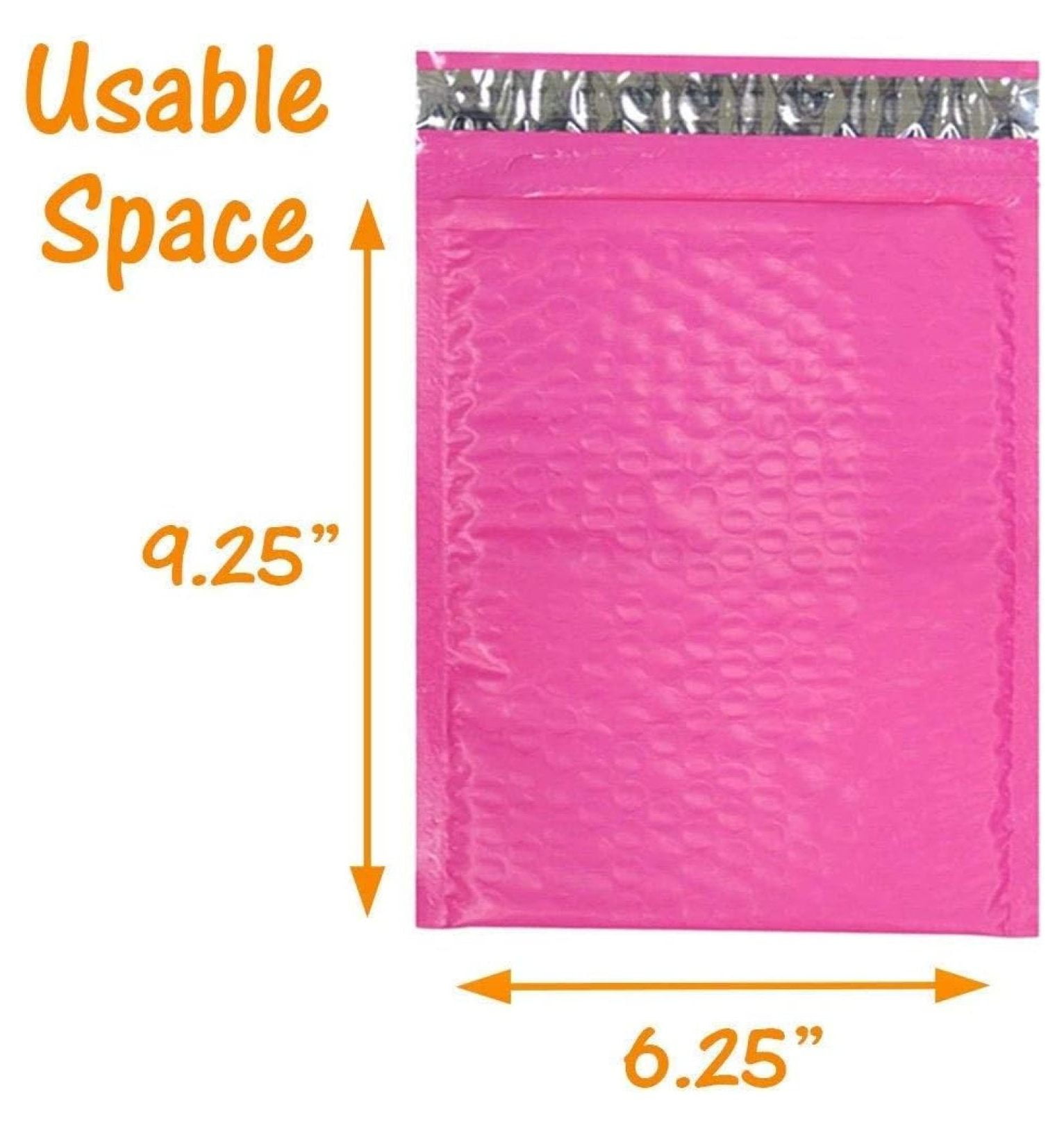 30 Pack 4x8, 6x10", 8x12, 10x15 Inch Hot Pink, Yellow, Purple Assorted Combo Padded Colored Bubble Mailers, Self Seal Mailing Shipping Envelope Bags
