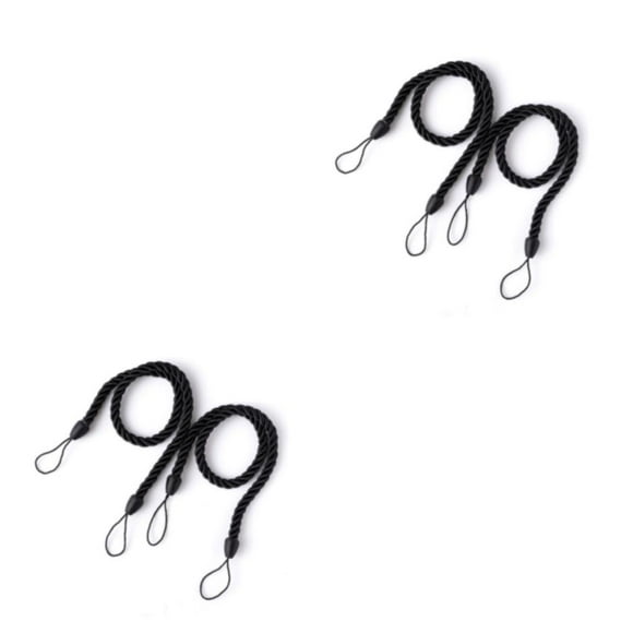 Yuarrent 2 piezas de retención de cortina para dormitorio, soporte para amarre de cortina, cuerda ondulada Type4 NO4