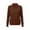 Brown#knit button down shirts for women, variant on Women Knit Button Down Shirt Comfy Soft Collared Long Sleeve Shackets with Pockets Casual Solid Color Blouse 2026 Gray,M