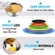 thumbnail image 3 of WEPSEN Juego de tazones para mezclar con tapa, 27 piezas, utensilios de cocina, tazón de metal, tazones anidados de acero inoxidable, tazas y cucharas medidoras, batidor de huevos para hornear, prepar, 3 of 7