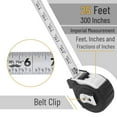 thumbnail image 3 of Mr. Pen- Tape Measure, 25-Foot, White, Steel Measuring Tape, Tape Measure with Fractions, 3 of 7