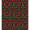 thumbnail image 3 of Ambesonne Abstract Duvet Cover Set, Mystic Rose Swirls Design, Twin, Charcoal Grey Ruby, 3 of 3