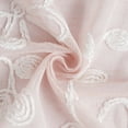 thumbnail image 5 of Dainty Home Rita Floral Embroidered Light Filtering Curtain 38 x 108 Inch 2 Panels, Blush, 5 of 5