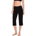 thumbnail image 4 of Danskin Women's Plus size Active Sleek Fit Yoga Crop, 4 of 5