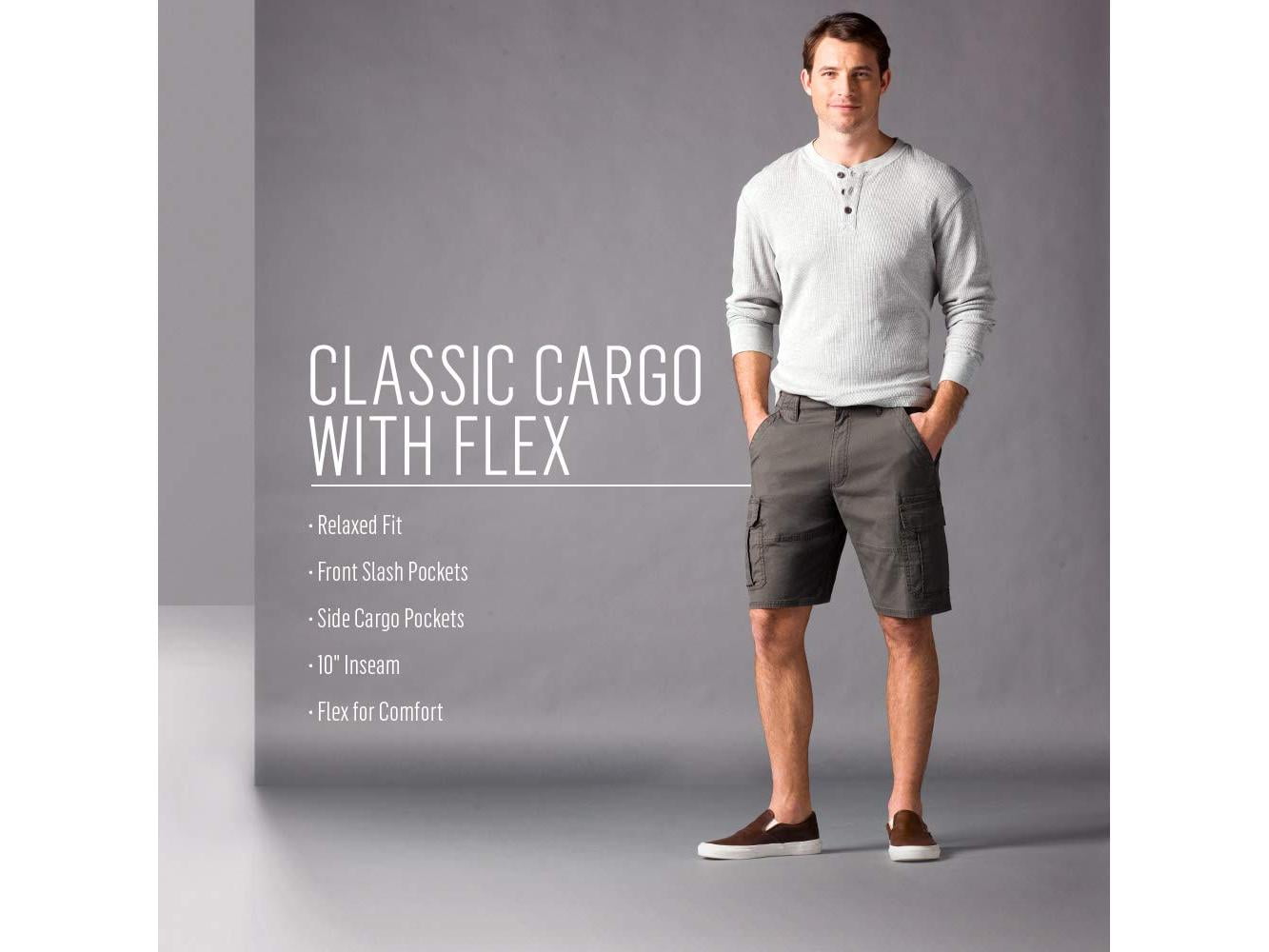 wrangler loose fit cargo shorts