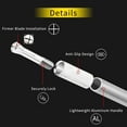 thumbnail image 2 of 1 Pcs Craft Hobby Knife Exacto Knife with 11 Stainless Steel Blade Kit (Purple), 2 of 5