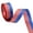 1"x 10 Yards, variant on 4th of July Ribbon Patriotic Wired Ribbons for Crafts Wrapping Wreath Bows Red White and Blue Ribbon American Flag Ribbons for 250th Anniversary Party Home Decoration,0.63"x 10 Yards