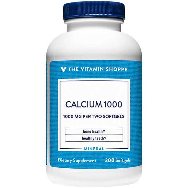 Calcium (Carbonate) 1000mg Mineral Essential for Healthy Bones Teeth