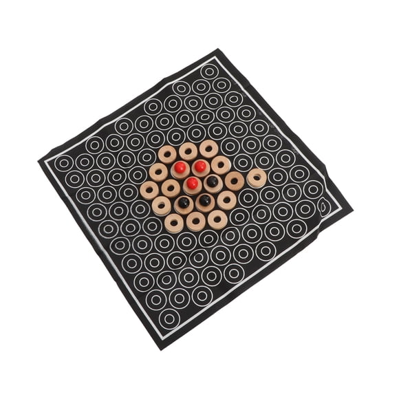 LOLIPPYY Table Chess Game Chessboard Game For Outdoor Activities With Wood Black 1 Set