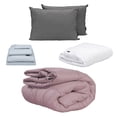 thumbnail image 1 of Edredón Queen Size Homy Lila + Protector Cloud + Sábanas Softy + Almohadas 2Pack, 1 of 8