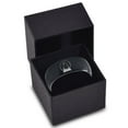 thumbnail image 3 of Tungsten Howl At The Moon Wolf Wild Soul Band Ring 8mm Men Women Comfort Fit Black Dome Brushed Polished, 3 of 4