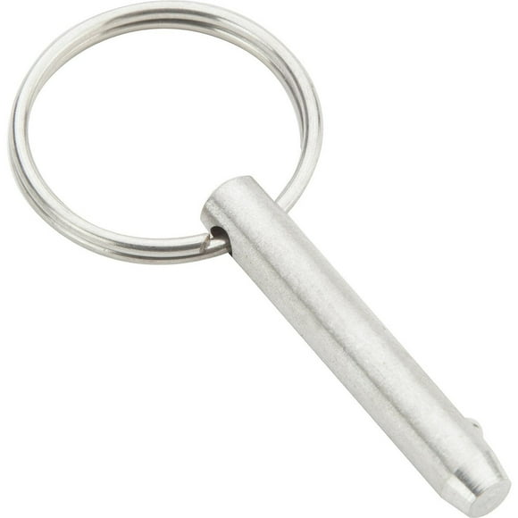 Attwood Marine Quick Release Pin 932 Swivl-Eze; Hitch Pin Only; For Adjustable Tubing/Latches/Gates And Tooling; Round Handle; 6 Inch Diameter; Stainless Steel; Single