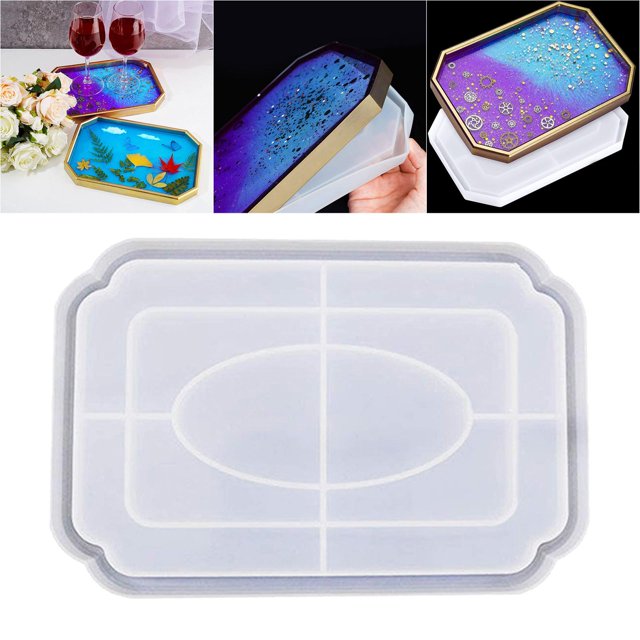 Moldes para bandejas de resina Perfecl Polígono de gran tamaño