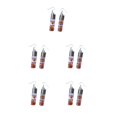 thumbnail image 3 of Pendientes de gota Minnieouse 1 par colgante de botellas de cristal con flores, 3 of 6