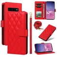 thumbnail image 1 of Samsung Galaxy S10 Plus Étui de Téléphone, Portefeuille à Rabat Réglable avec Lanière Magnétique et Fentes pour Cartes, 1 of 5