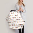 thumbnail image 3 of Haiem Dachshund Dog Puppy Baby Nursing Cover & Nursing Poncho - Multi Use Cover for Baby Car Seat Canopy, Stroller Cover, 360°Full Privacy Breastfeeding Coverage, 3 of 9