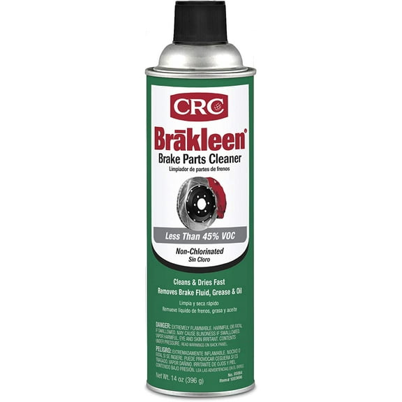 CRC 05084 Brakleen Non-Chlorinated Brake Parts Cleaner, 14 oz. (Pack of 12)