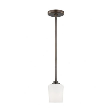 

1 Light Mini-Pendant-Bronze Finish-Incandescent Lamping Type Bailey Street Home 73-Bel-4561306