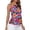 ZC Hot Pink, variant on HCYSFG Womens Floral Print Polo Shirts Quarter Zip Front Sleeveless Collared Athletic Tops Regular Fit Golf Shirts Tennis Sports Outfit