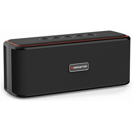 Shock Plus Bluetooth Speaker, Portable Speaker with 30W Loud Stereo Sound, Bluetooth 5.4, TWS Pairing, 15H Playtime, Support AUX/TF Card, IPX6 Waterproof Wireless Speakers for Home, Outdoor