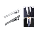 thumbnail image 3 of Yoursfs 4Pcs Tie Bar Clips Set for Men Regular Ties Necktie Wedding Business Skinny Tie Pins Mens Suit Accessories, 3 of 9