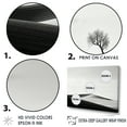 thumbnail image 3 of Designart "Minimalistic Countryside Panorama III" Countryside Floater Framed Canvas Prints, 3 of 5