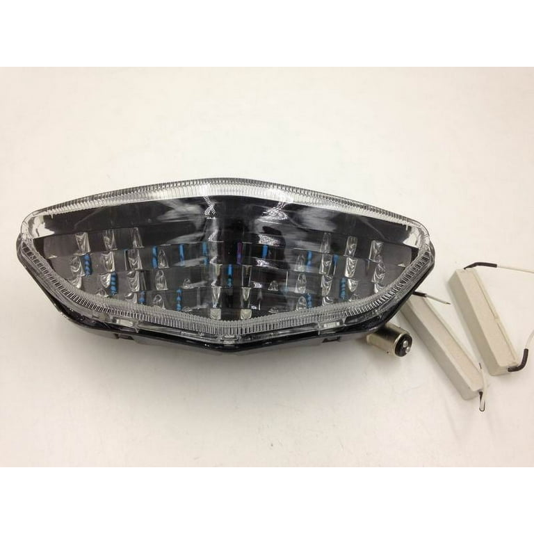 Motorcycle Smoke Led Tail Light Brake Light With Integrated