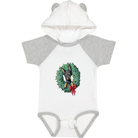 

Inktastic KiniArt Min Pin Christmas Gift Baby Boy or Baby Girl Bodysuit
