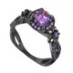 thumbnail image 2 of Sonducket Anillo de cobre a la moda para mujer, joyería personalizada, anillos delicados de piedra, accesorios decorativos para vestir, fiesta de Ropa, zapatos y accesorios Miscelánea Púrpura Sonducket AP014450-04, 2 of 6