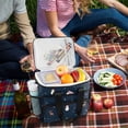 thumbnail image 5 of FORMRS Insulated Cooler Bag 24 Cans Capacity Soft Leakproof Lunch Box with Side Pockets, Christmas Whimsy, 5 of 7