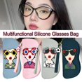 thumbnail image 4 of Silicone Glasses Bag Small Items Bags Waterproof Eyeglasses Box Cosmetic, 4 of 7