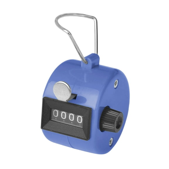 GOGO ABS Handheld Tally Counter, 4 Digit Display Clicker, for Sport Events Coach - Blue