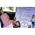 thumbnail image 5 of BlueHills Premium Soft Travel Blanket Pillow Airplane Mini - Dusty Rose Pink, 5 of 10