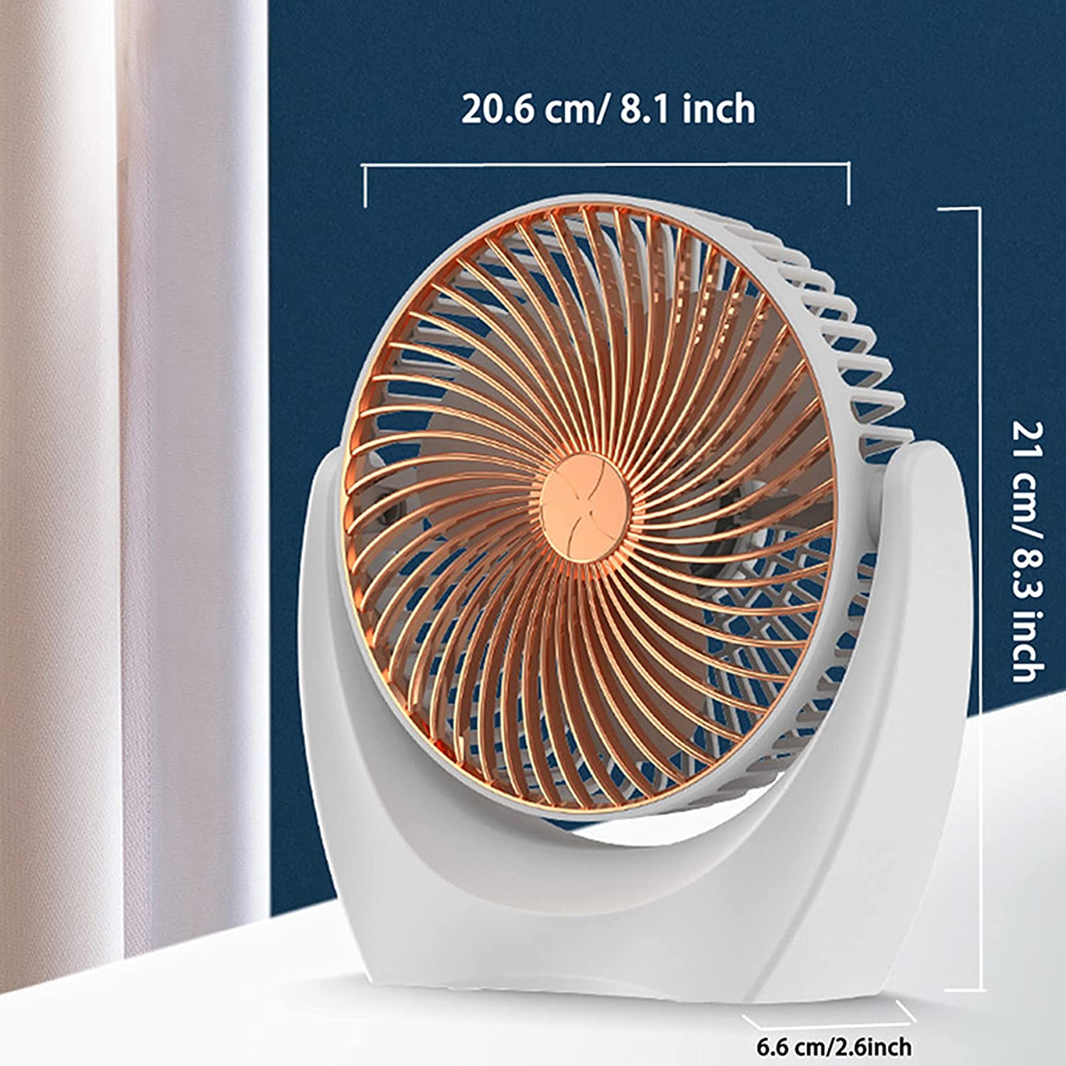 USB Desk Fans Desktop Fan Cooling Fan Table Fan Mini Personal Fan 210 ...