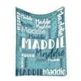thumbnail image 1 of Wosthever Regalo personalizado de Navidad único para amigos, manta suave personalizada para todas las estaciones con nombre Suministros térmicos Tipo 28, 1 of 6