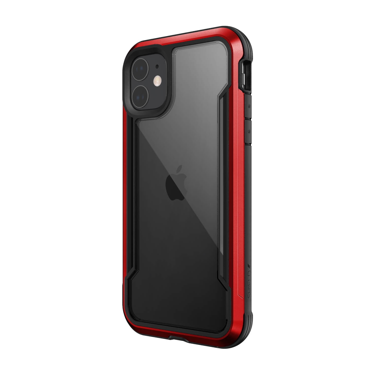 Raptic Shield Case Compatible with iPhone 11 Case, Shock Absorbing Protection, Durable Aluminum Frame, 10ft Drop Tested, Fits iPhone 11, Red