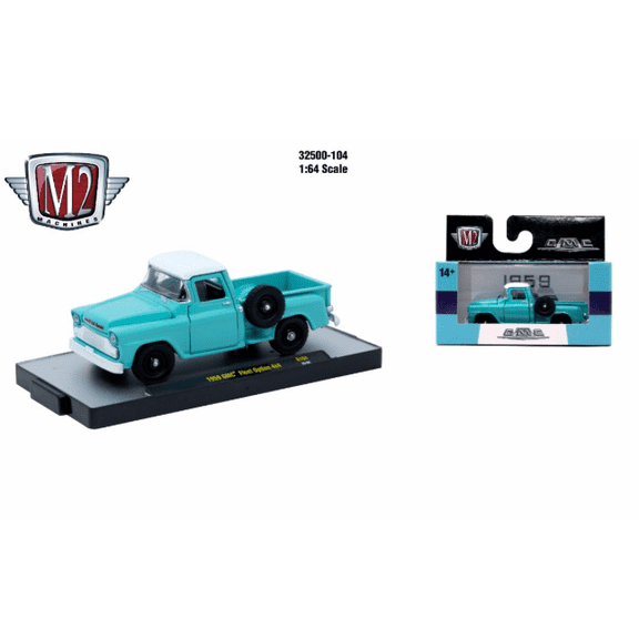 M2 Machines Autothentics Rel 104 1:64 1959 Gmc Fleet Option 4X4