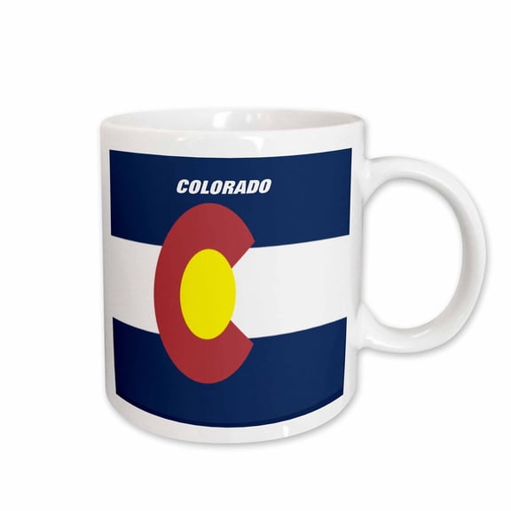 3drose, State Flag of Colorado, 15oz Mug