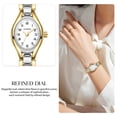thumbnail image 3 of Elegant Ultra‑Thin Women’s Watch with Oval Dial | 7mm Slim Case,Stainless Steel Strap, 3ATM Water Resistance – Perfect Gift for Women, 3 of 9