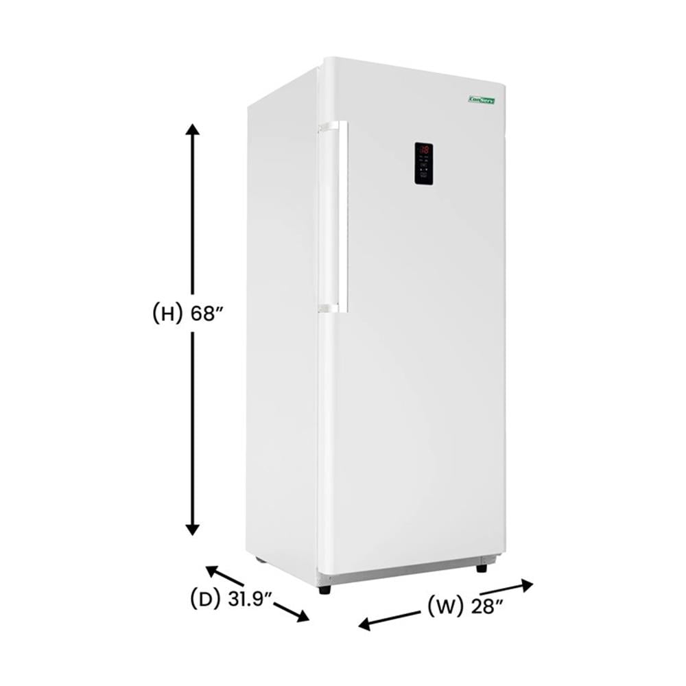 Pemberly Row 17 cu.ft. Convertible Upright Freezer/Refrigerator Garage Ready