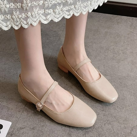 

dmqupv Casual Shoes for Women Women Casual Shoes Autumn And Winter Comfortable Fashion Simple High Heels Women Summer Khaki 6.5