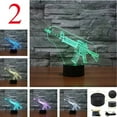 3D Small Night Light Touch 16 colors change Gift Boys Table Lamps For