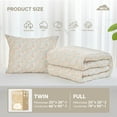thumbnail image 4 of Bestier Blossom Full Size Comforter Bedding Set | 3-Piece Bed in a Bag | Sorona Plant-Based Fiber Boho Duvet with Pillowcases, Soft & Fluffy, Skin-Friendly, Wrinkle Resistance, Moisture Wicking, 4 of 9