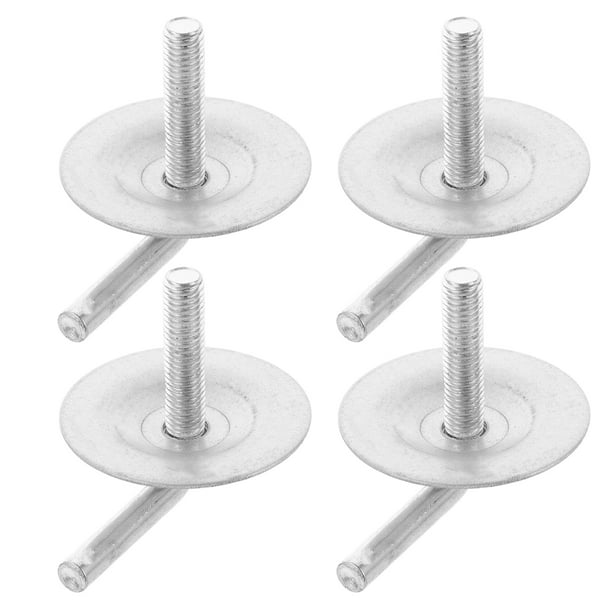 4 piezas de base para ventilador de pie eléctrico, soporte de tornillo, pedestal de ventilador de hierro estable, tornillo