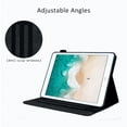 thumbnail image 5 of Allytech iPad 8th Gen 2020 Case 10.2 Inch, iPad 7th Gen 2019 Case, PU Leather Slim Fit Multi Angle Stand Smart Cover Auto Sleep Wake Shockproof Folio Flip Pencil Holder Case for Apple iPad 10.2",Black, 5 of 8